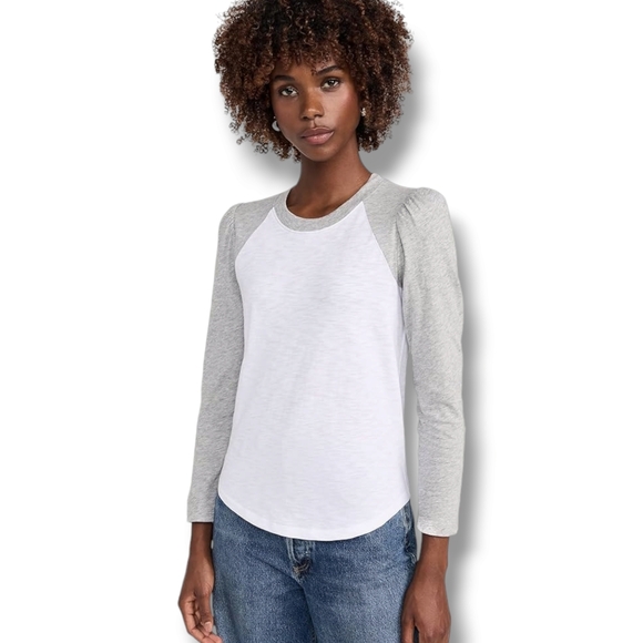 Veronica Beard Tops - Veronica Beard Jean Women's Mason Baseball Tee